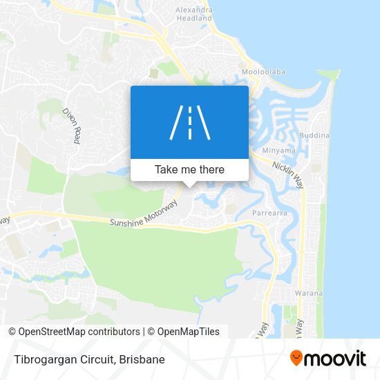 Tibrogargan Circuit map