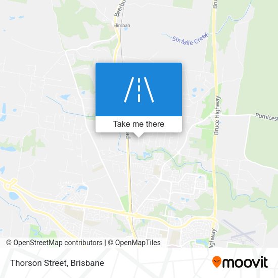 Thorson Street map