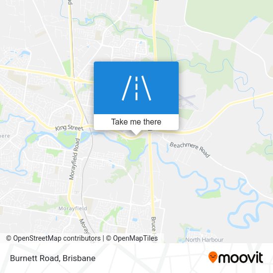 Burnett Road map