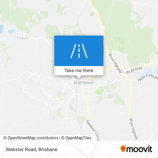 Webster Road map