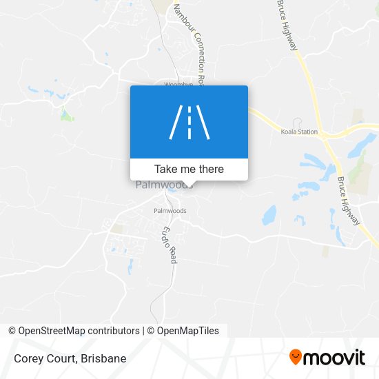 Corey Court map