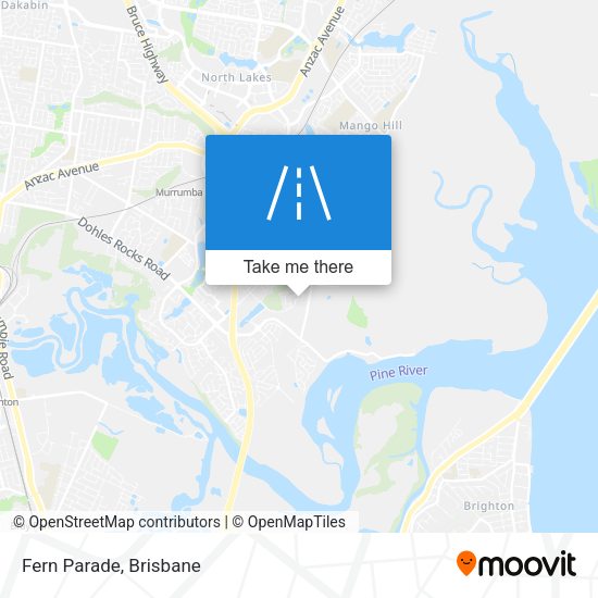 Fern Parade map