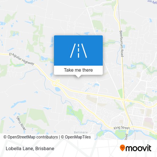 Lobella Lane map