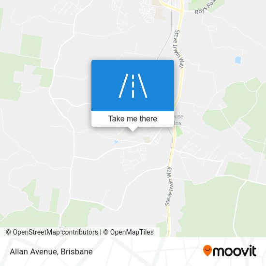 Allan Avenue map
