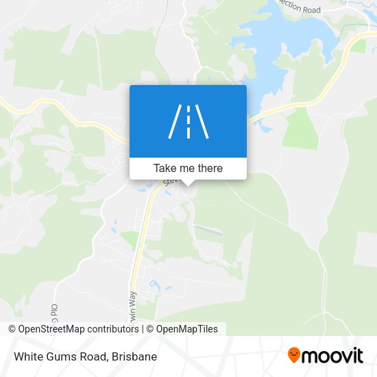 White Gums Road map