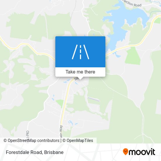 Forestdale Road map