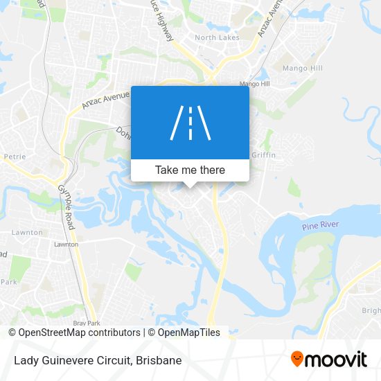 Lady Guinevere Circuit map