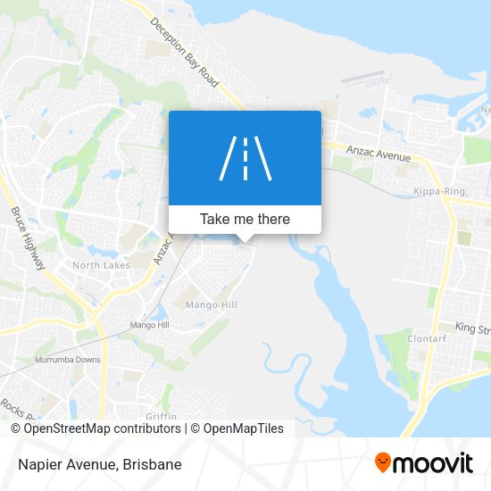Napier Avenue map