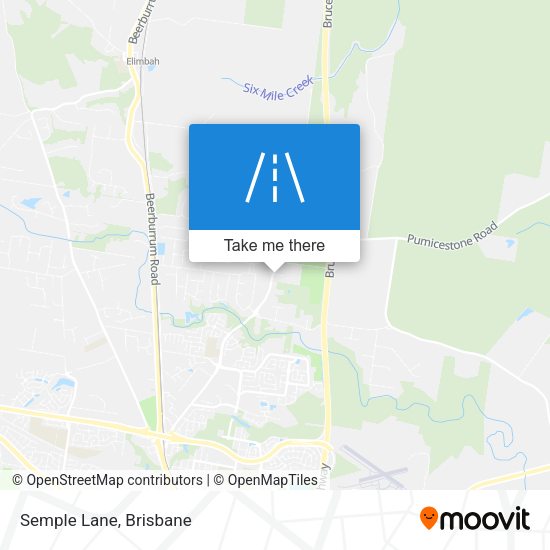 Semple Lane map