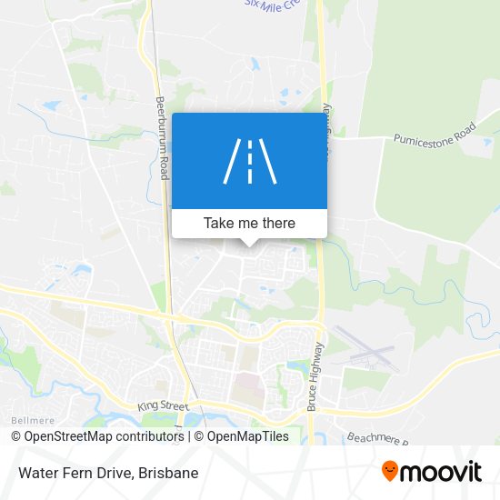 Water Fern Drive map