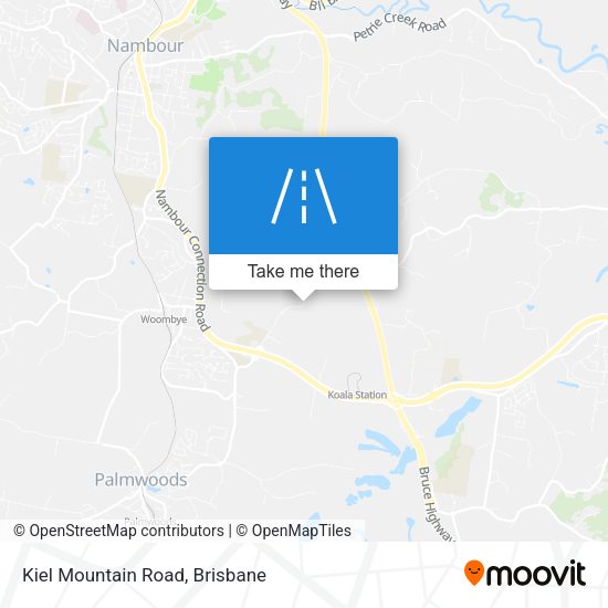 Kiel Mountain Road map