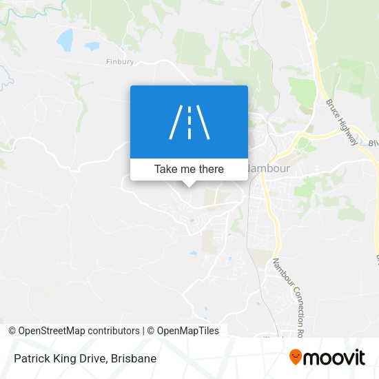 Patrick King Drive map