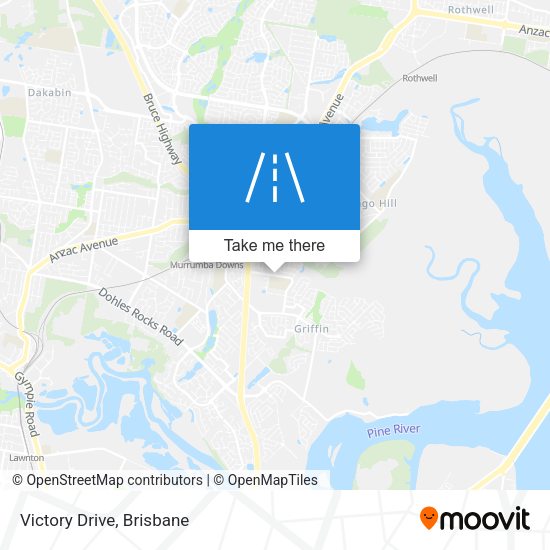 Victory Drive map