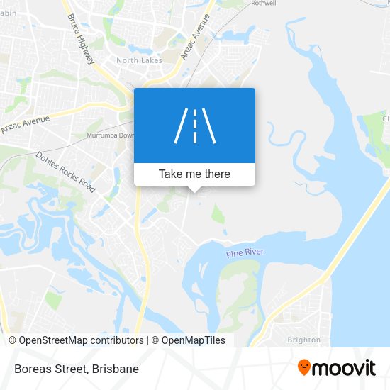 Boreas Street map
