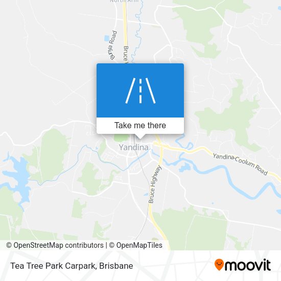 Tea Tree Park Carpark map