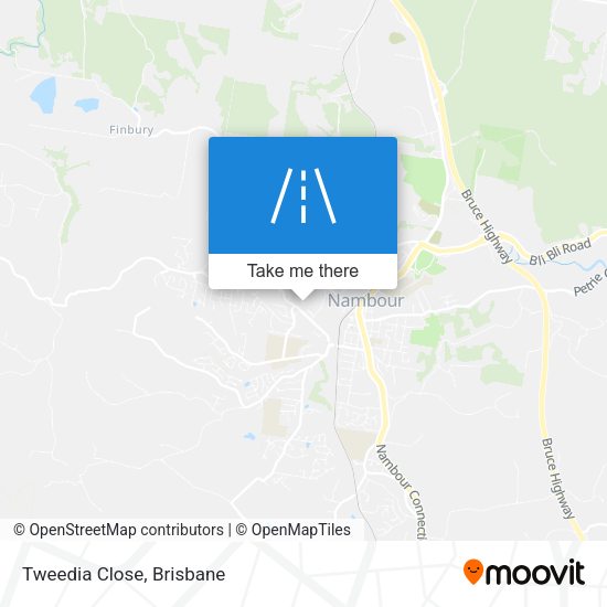 Tweedia Close map