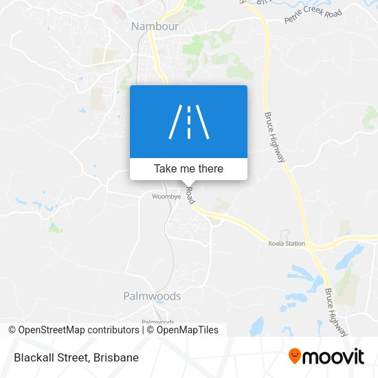 Blackall Street map