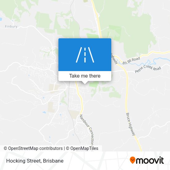 Hocking Street map