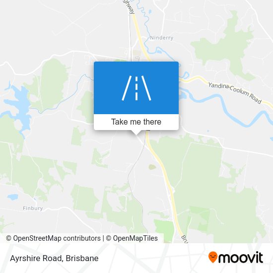 Ayrshire Road map