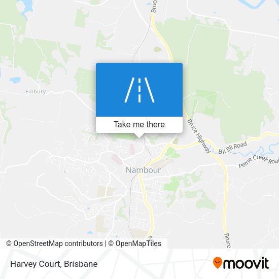 Harvey Court map