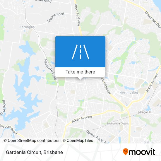 Gardenia Circuit map