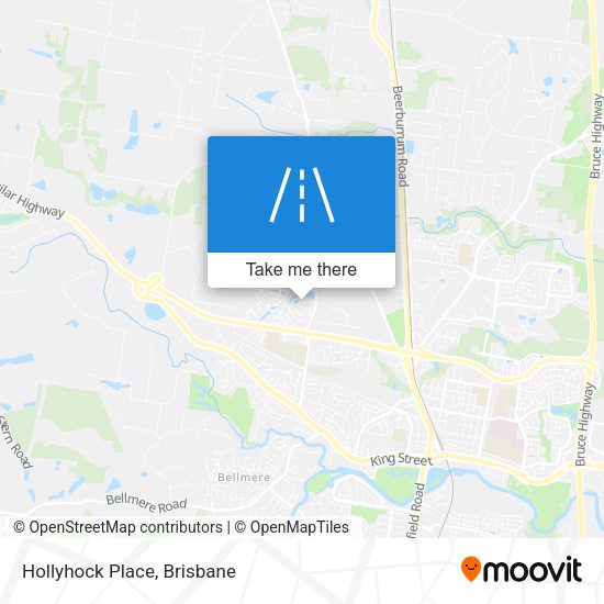 Hollyhock Place map
