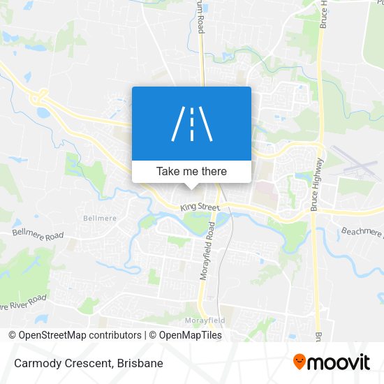 Carmody Crescent map