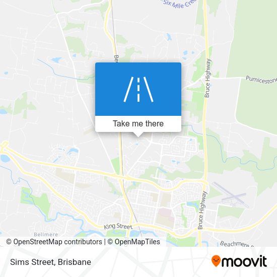Sims Street map