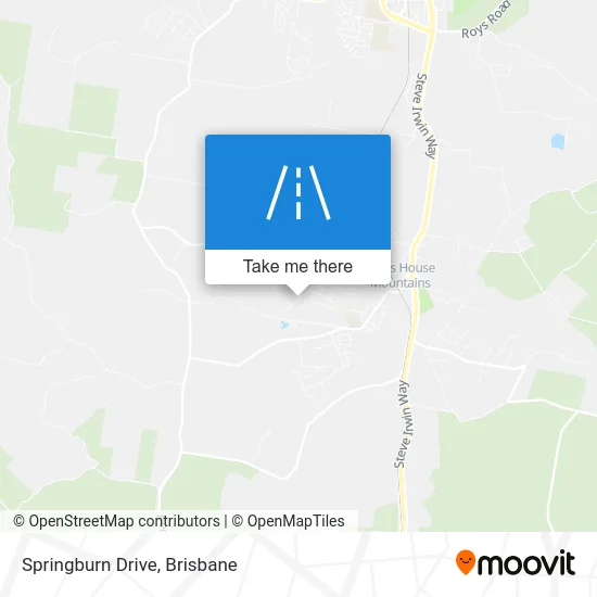 Mapa Springburn Drive