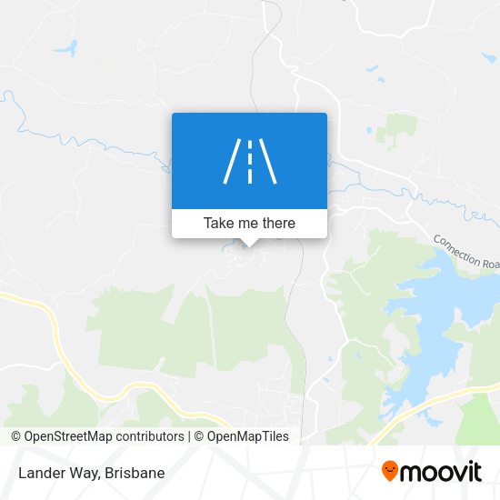 Lander Way map