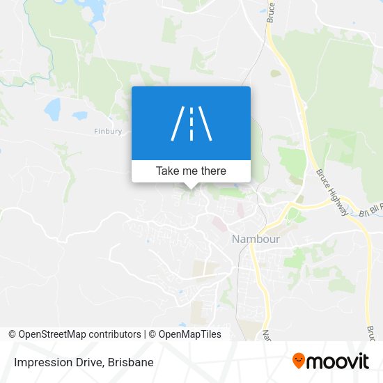 Impression Drive map
