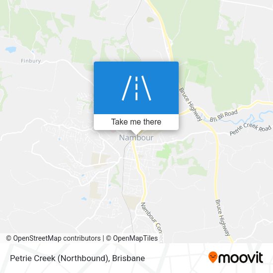 Petrie Creek (Northbound) map
