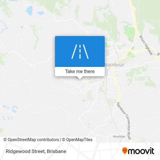 Mapa Ridgewood Street