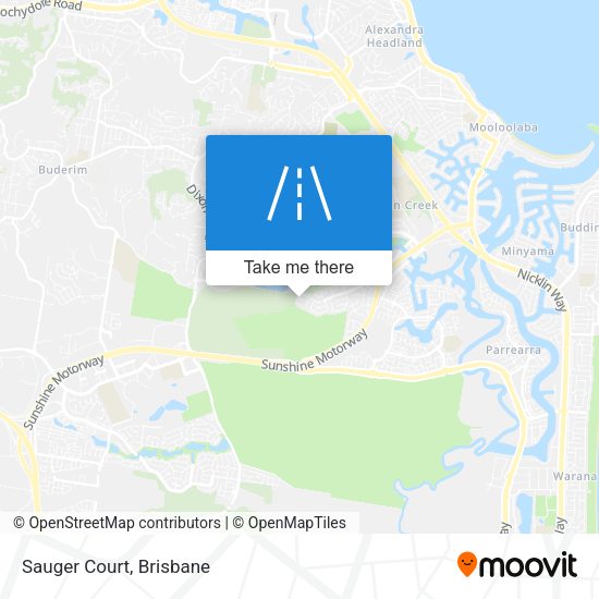 Sauger Court map