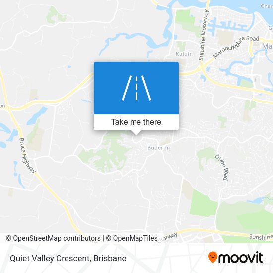 Quiet Valley Crescent map