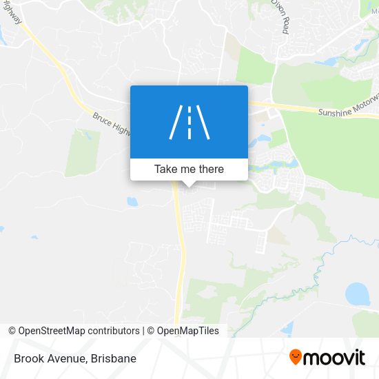 Brook Avenue map