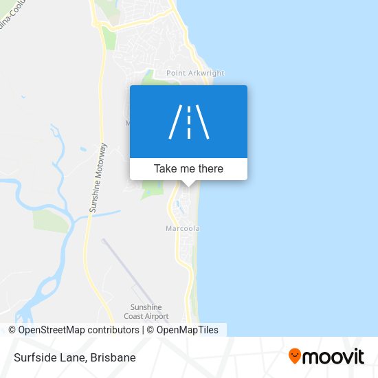 Surfside Lane map