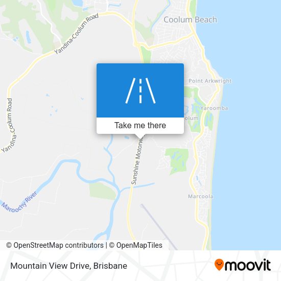 Mountain View Drive map