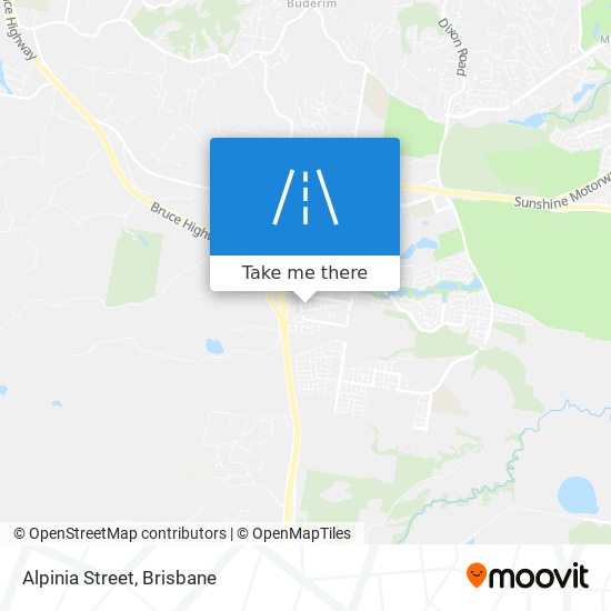 Alpinia Street map