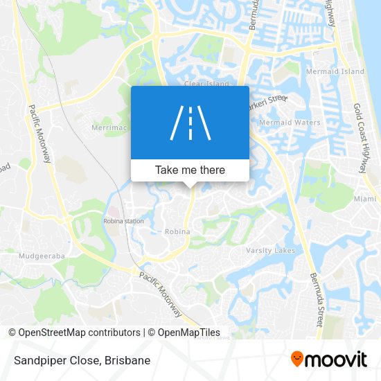 Sandpiper Close map