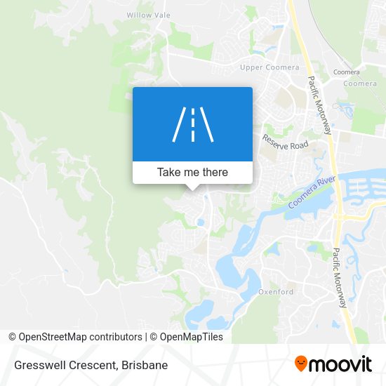 Gresswell Crescent map