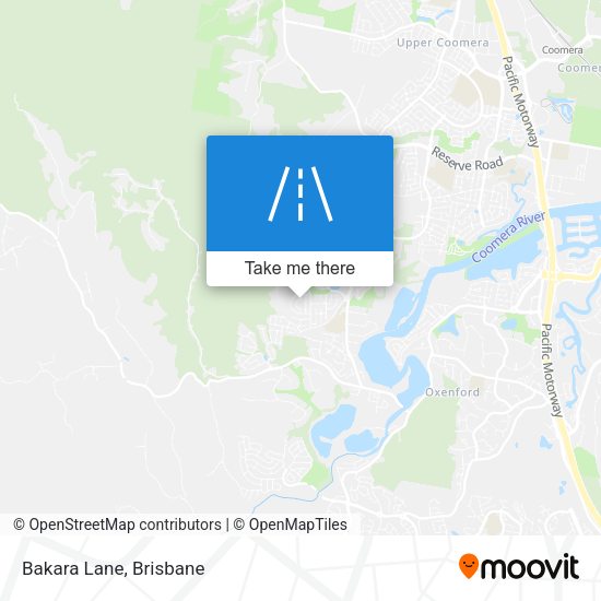 Bakara Lane map