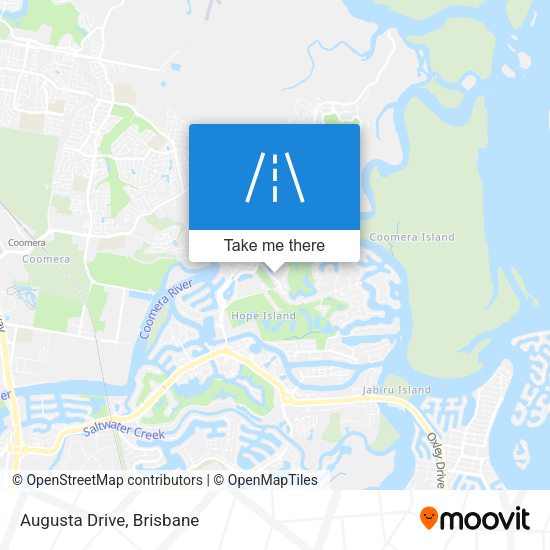Augusta Drive map