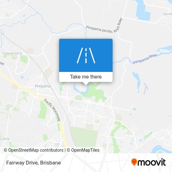 Fairway Drive map