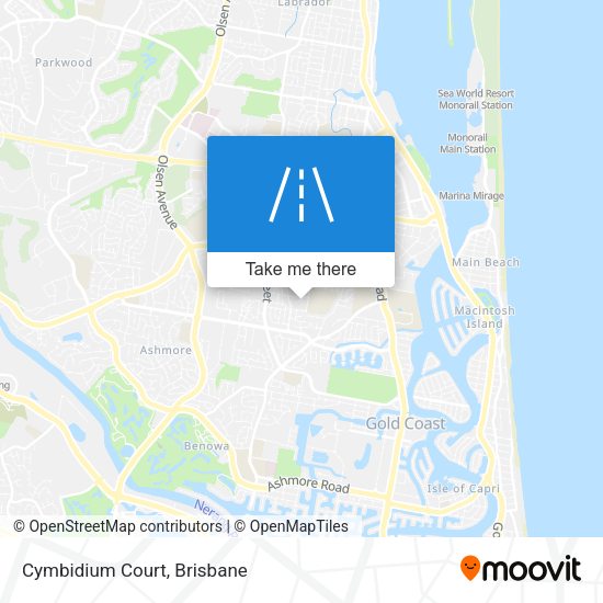 Cymbidium Court map
