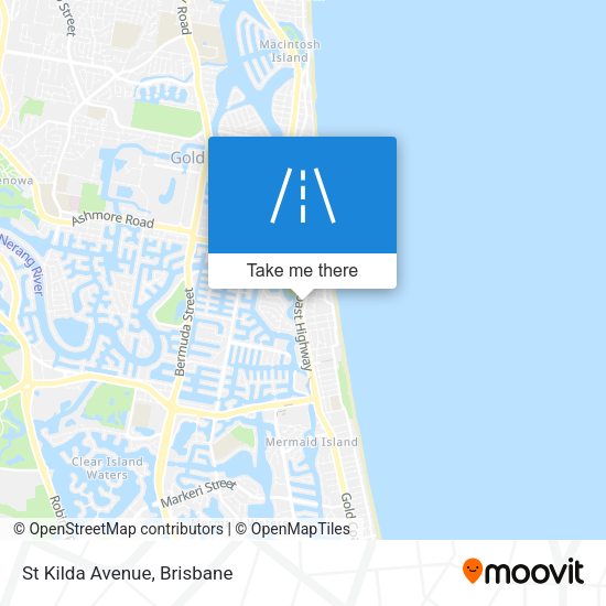 St Kilda Avenue map