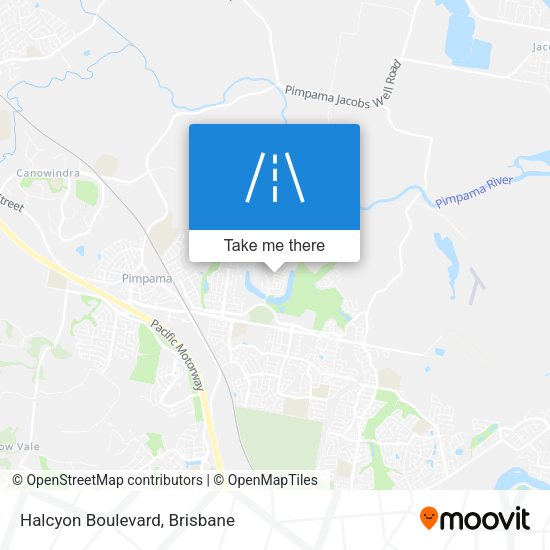 Halcyon Boulevard map