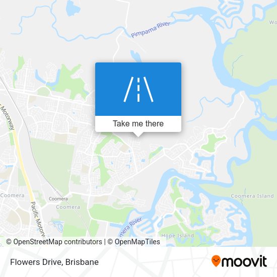 Flowers Drive map