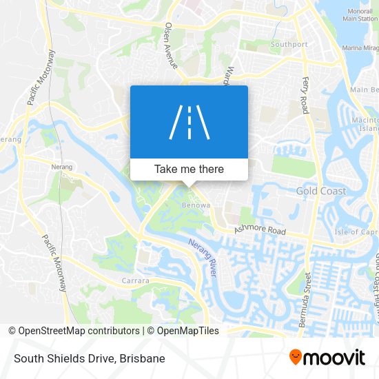 South Shields Drive map