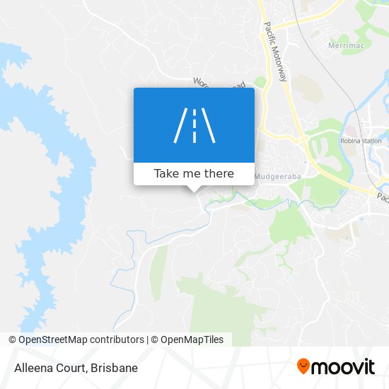 Alleena Court map